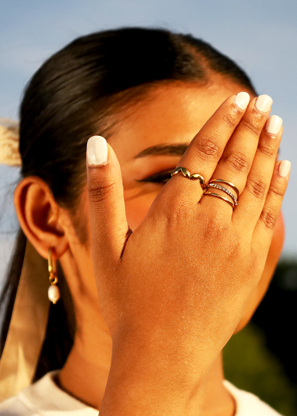 THE ETERNITY STACK RING - GOLD PLATED