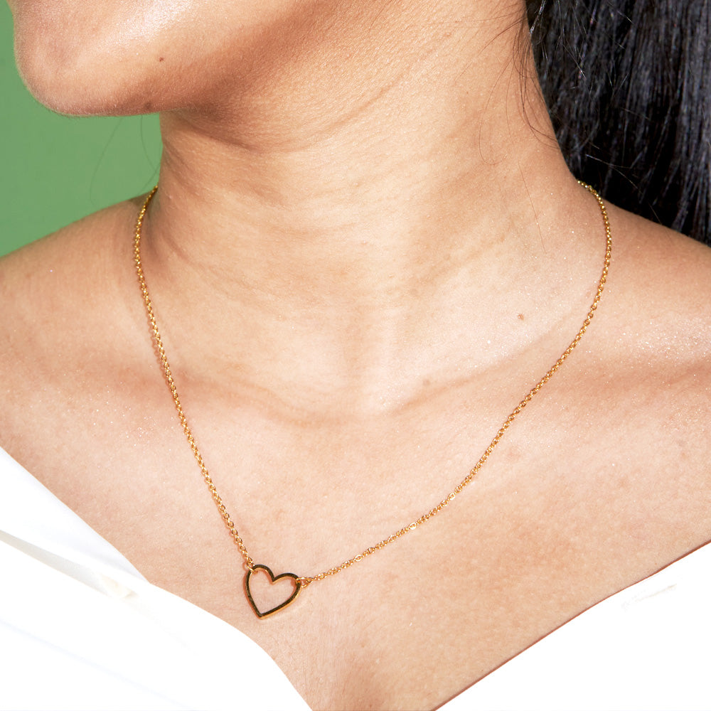 THE HEART NECKLACE - GOLD PLATED