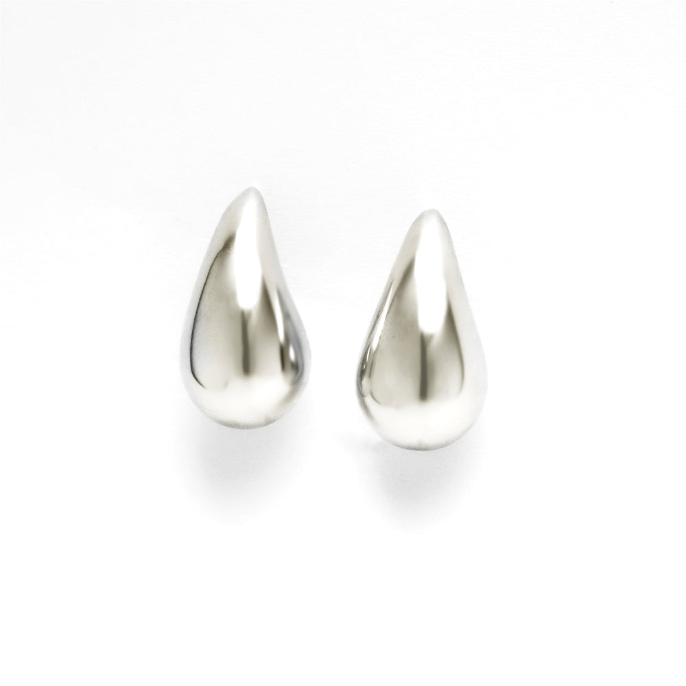 THE TEARDROP EARRING - SILVER PLATED