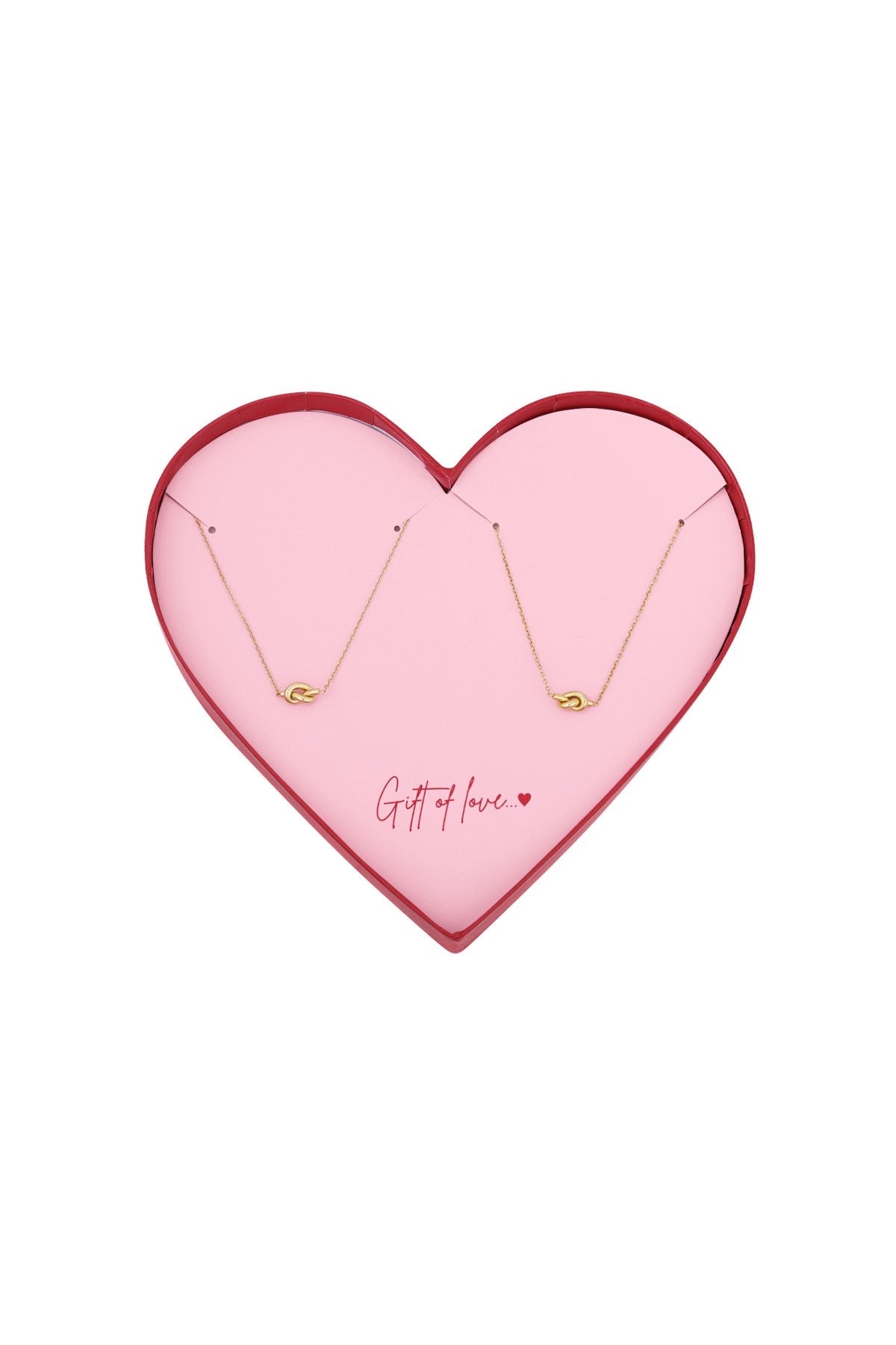 Gift of Love Knot necklace set