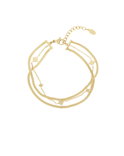 The Layered Star Bracelet