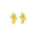 THREE DROPS OF GOLD EARRING