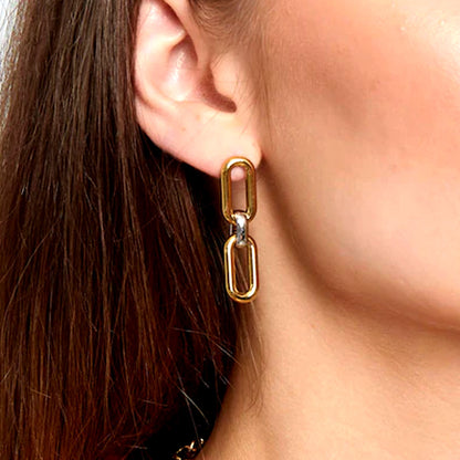 LINK EARRINGS GOLD
