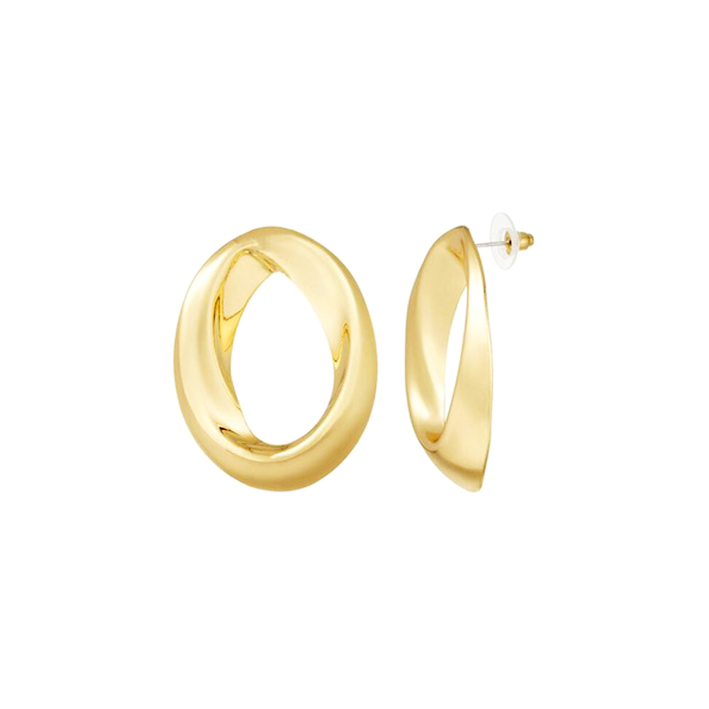 RING HOOP EARRING GOLD