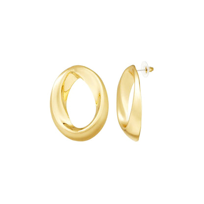 RING HOOP EARRING GOLD