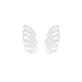 STUD WINGS EARRING SILVER