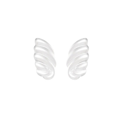 STUD WINGS EARRING SILVER