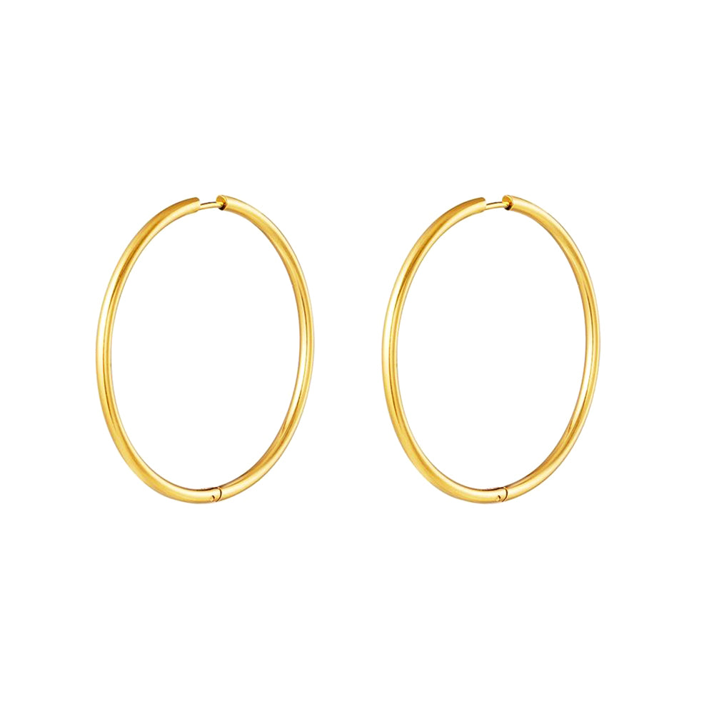 ESSENTIAL HOOPS - GOLD PLATED