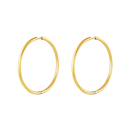 ESSENTIAL HOOPS - GOLD PLATED