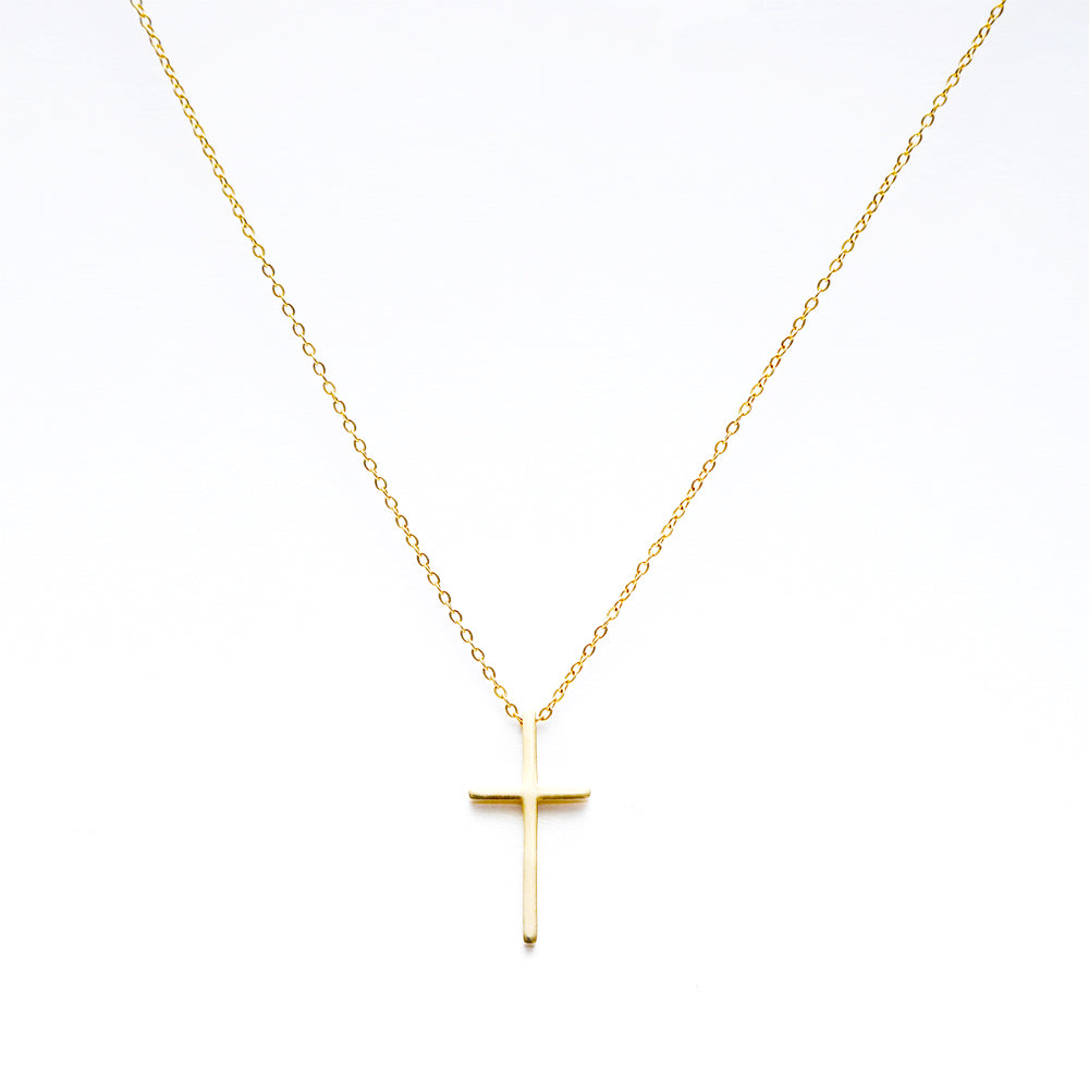 THE CROSS NECKLACE - GOLD PLATED