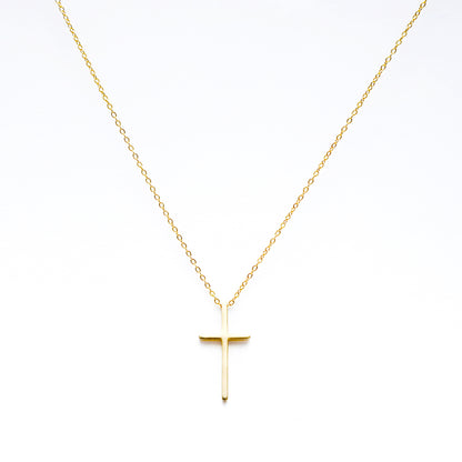 THE CROSS NECKLACE - GOLD PLATED